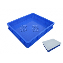X286塑料周轉(zhuǎn)箱（箱蓋可選，可帶眼）